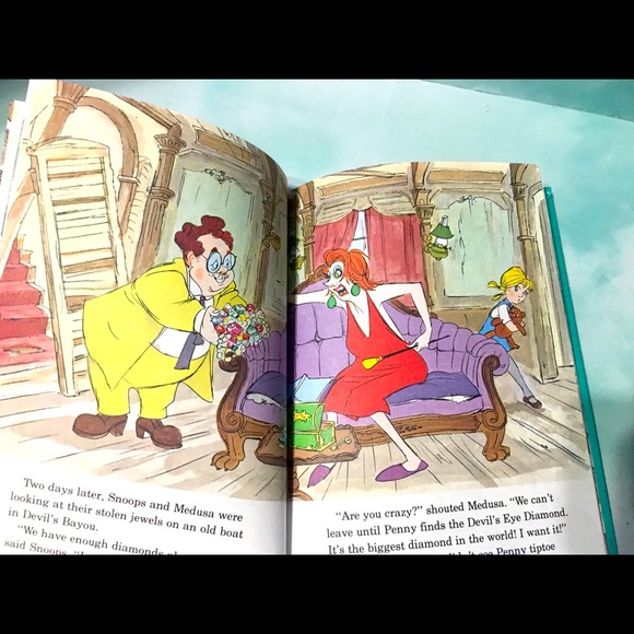 WALT DISNEY’S VTG 70s THE RESCUERS. HARDCOVER BOOK - Picture 10 of 15